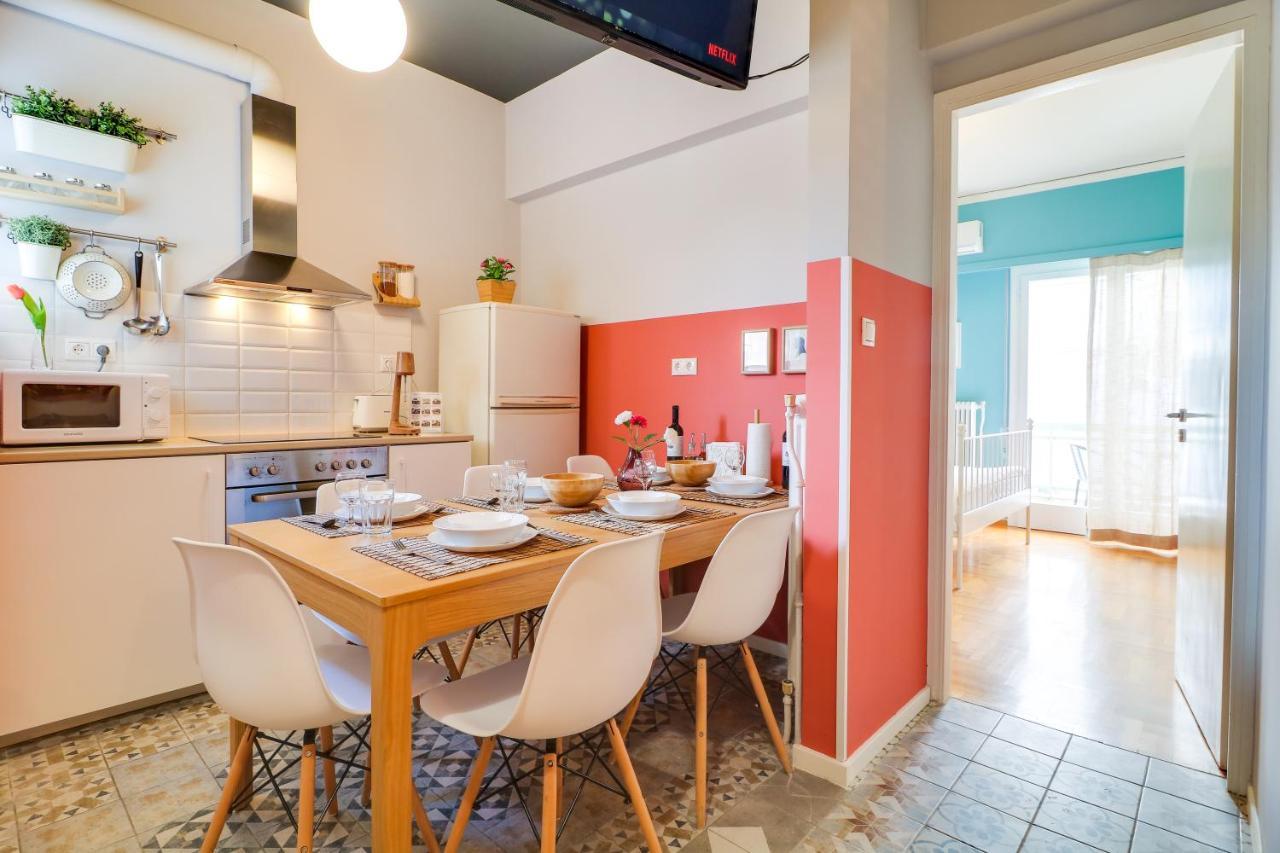 Spacious Central Flat☆3Min To Metro☆Ac|Netflix|Pc Athena Bagian luar foto