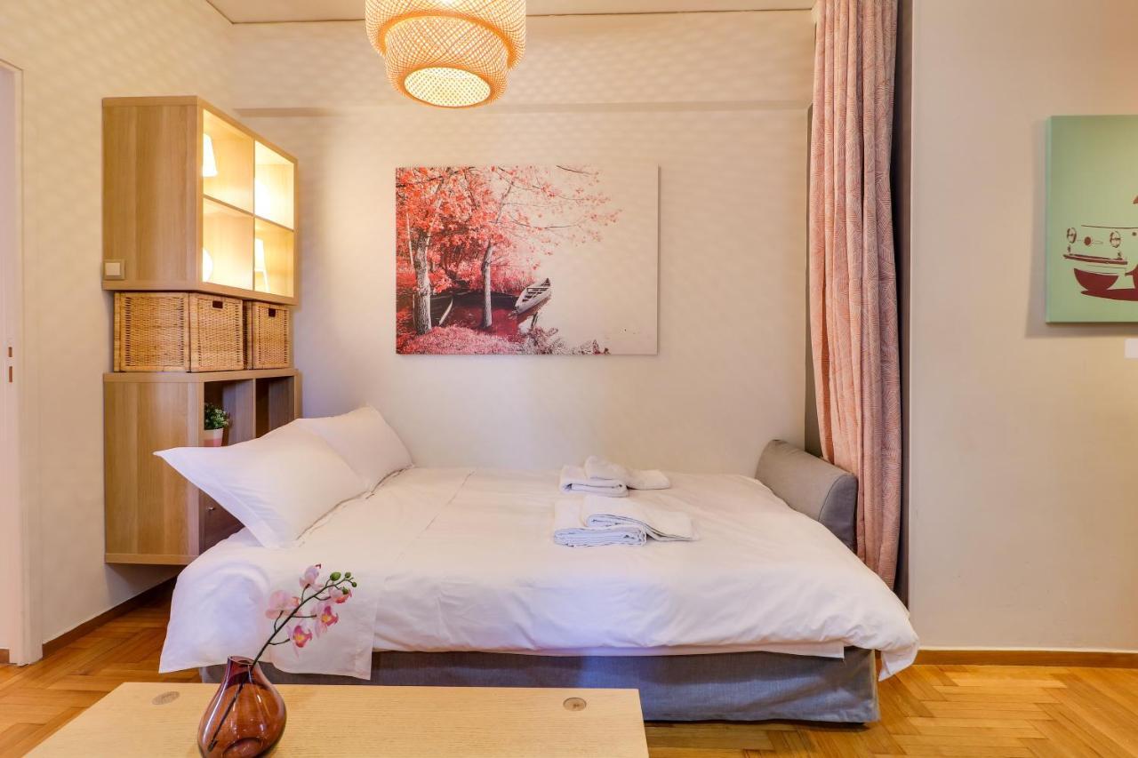 Spacious Central Flat☆3Min To Metro☆Ac|Netflix|Pc Athena Bagian luar foto