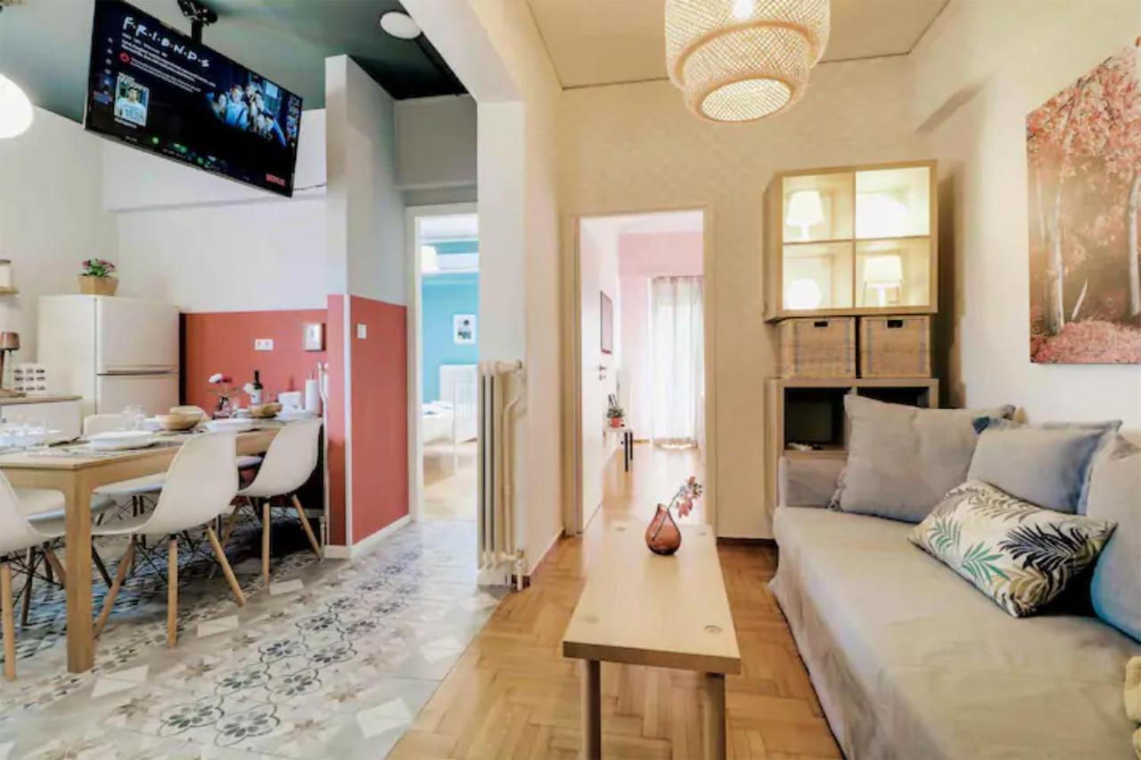 Spacious Central Flat☆3Min To Metro☆Ac|Netflix|Pc Athena Bagian luar foto